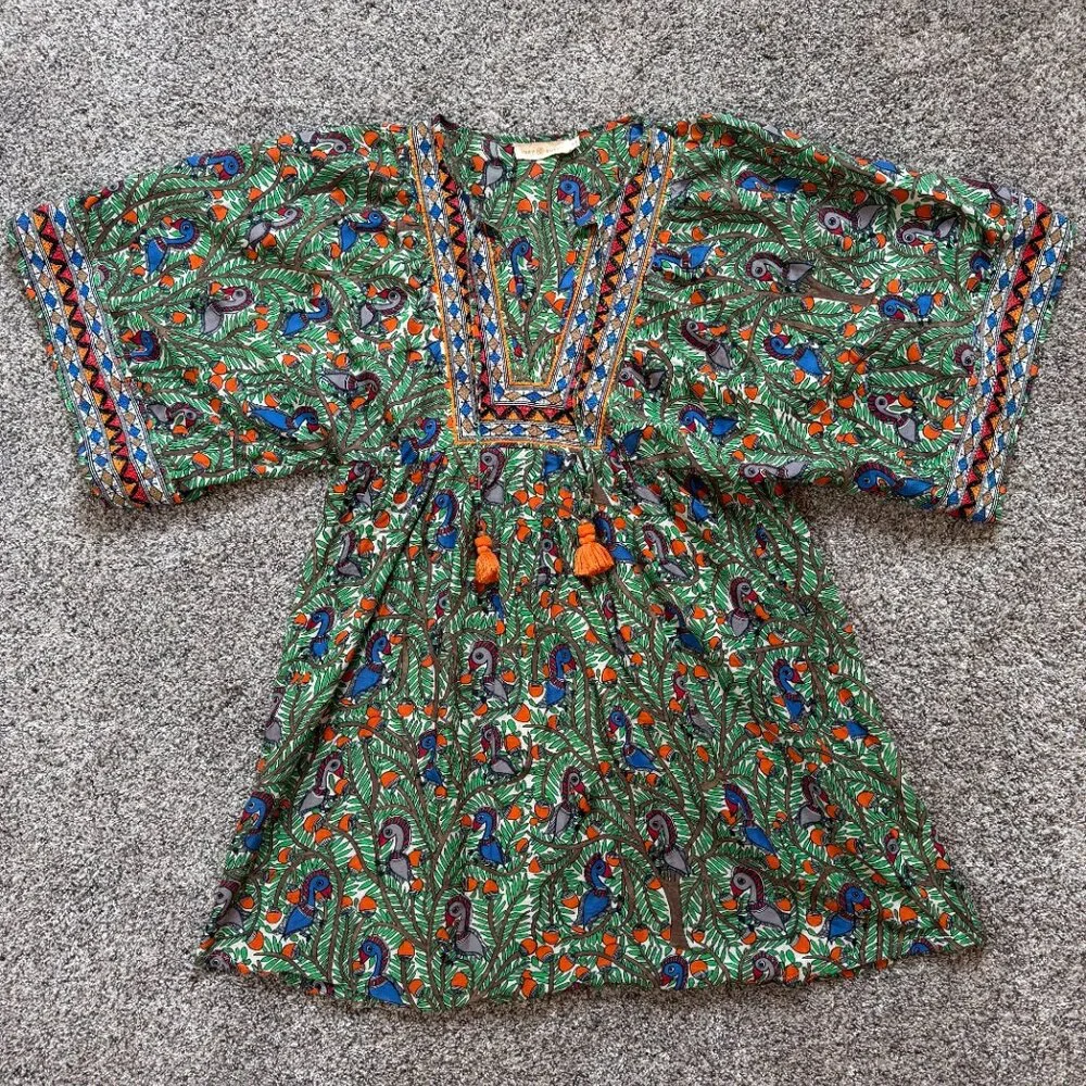 Tory Burch Embroidered Tunic / Dress / Cover Up